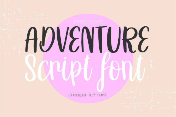 Adventure Script: A Crafting Font for Timeless Projects
