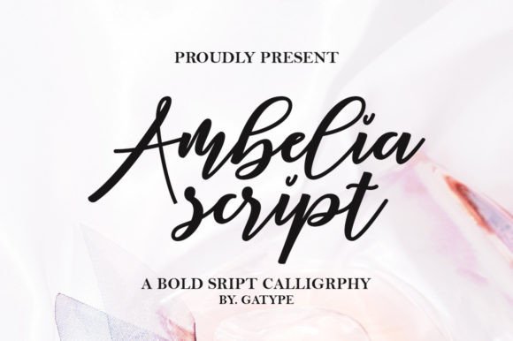 Ambelia Script Font: A Handwritten Touch for Your Brand Story