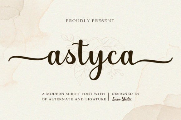 Astyca Script: A Font Designed for Editorial Harmony
