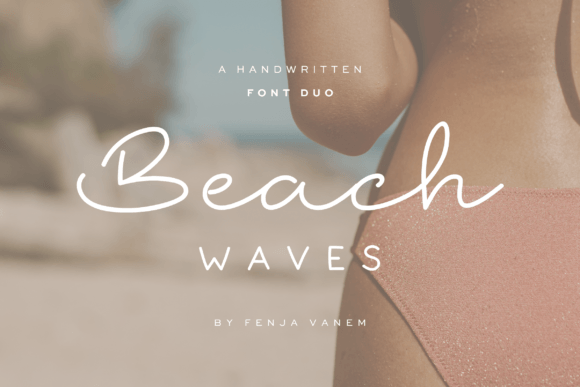 Beach Waves Duo: Your Campaign's Coastal Typography