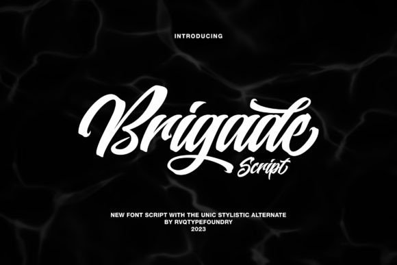 Brigade Script: A Typeface for Editorial Elegance and Brand Identity