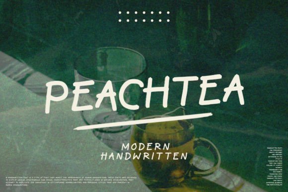 Bringing Your Creative Projects to Life with the Peachtea Font