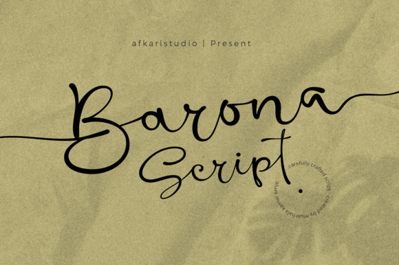 Building an Editorial Mood with Barona Script