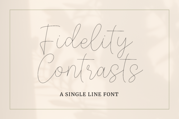 Fidelity Contrasts: A Graceful Font for Digital Designers