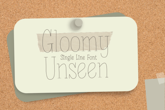 Gloomy Unseen: A Font That Makes Your Brand Story Clear