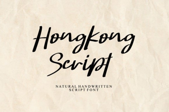 Hongkong Script: A Handwritten Font for Crafters and Creators