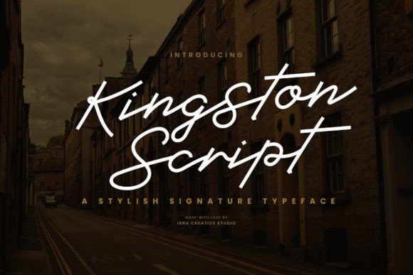 Kingston Script: An Elegant Font for Your Business