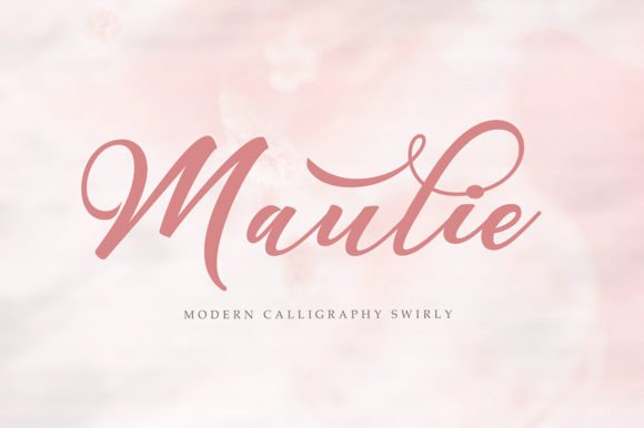 Maulie Script: A Modern Font for Elegant Digital Design