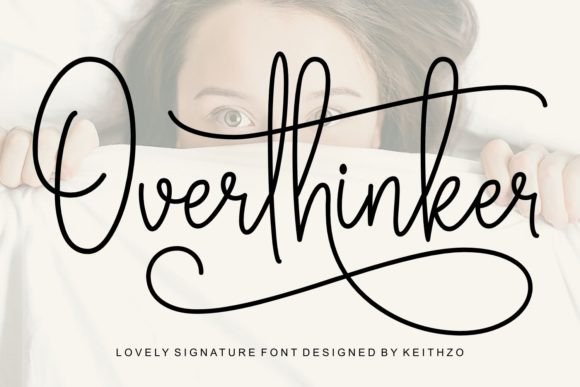 Overthinker: A Font for Refined Editorial Elegance