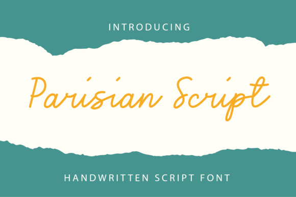 Parisian Script: A Craft-Friendly Font for Beautiful Products