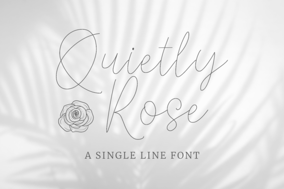Quietly Rose: A Luxurious Handwritten Font for Elegant Branding