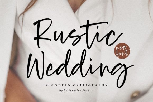 Rustic Wedding: A Modern Calligraphy Font for Authentic Marketing