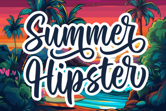 Summer Hipster: A Font for Friendly Brand Identity