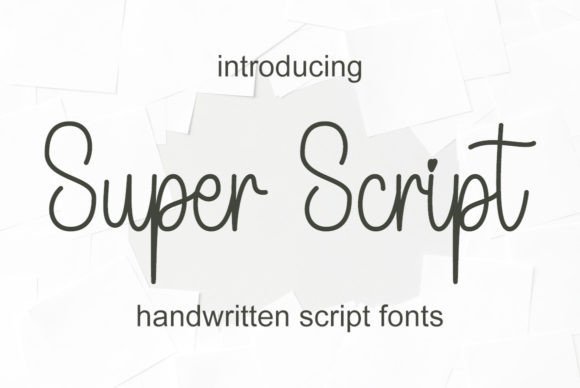 Super Script: A Friendly Font for Small Business Branding