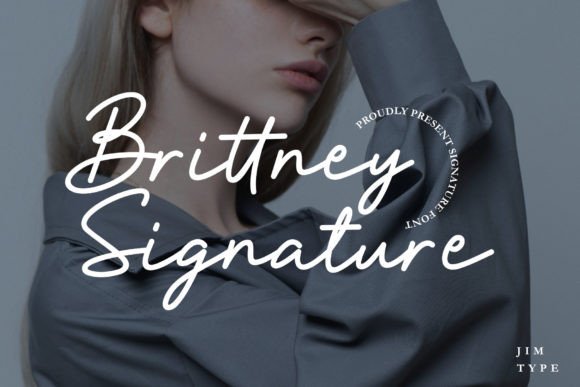 The Brittney Signature Font: Elegant Typography for Editorial Design