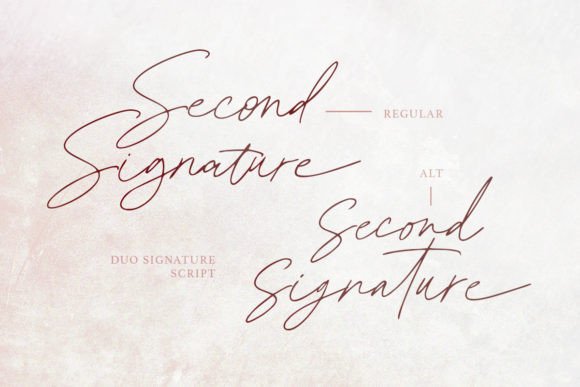 The Elegant Duo Script Font for Handmade Product Creators