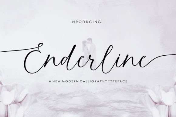 The Enderline Script Font: An Elegant Touch for Your Handmade Products
