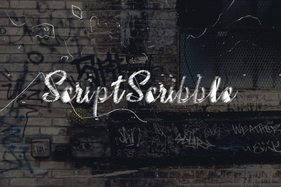 Using Script Scribble Font for Authentic Branding Projects