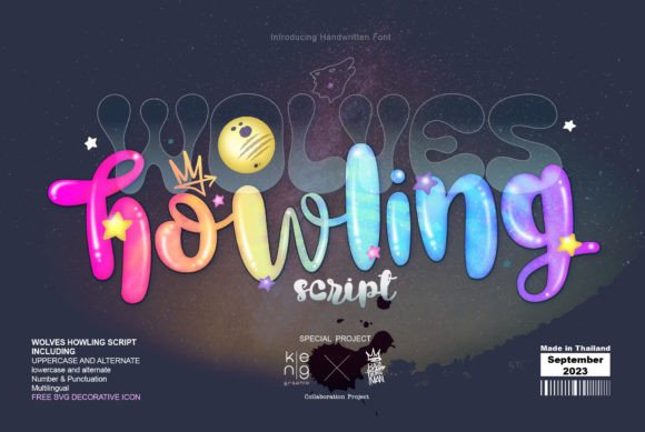 Wolves Howling Script: A Font That Brightens Your Brand